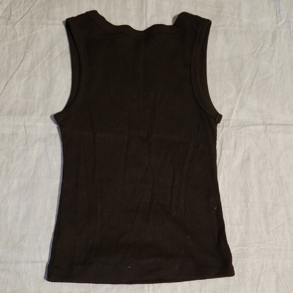 Universal Thread Black Ribbed Tank Top - Picture 3 of 7